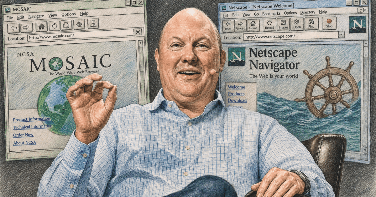 Marc Andreessen —— 他让网页出现了图片，然后改变了整个互联网